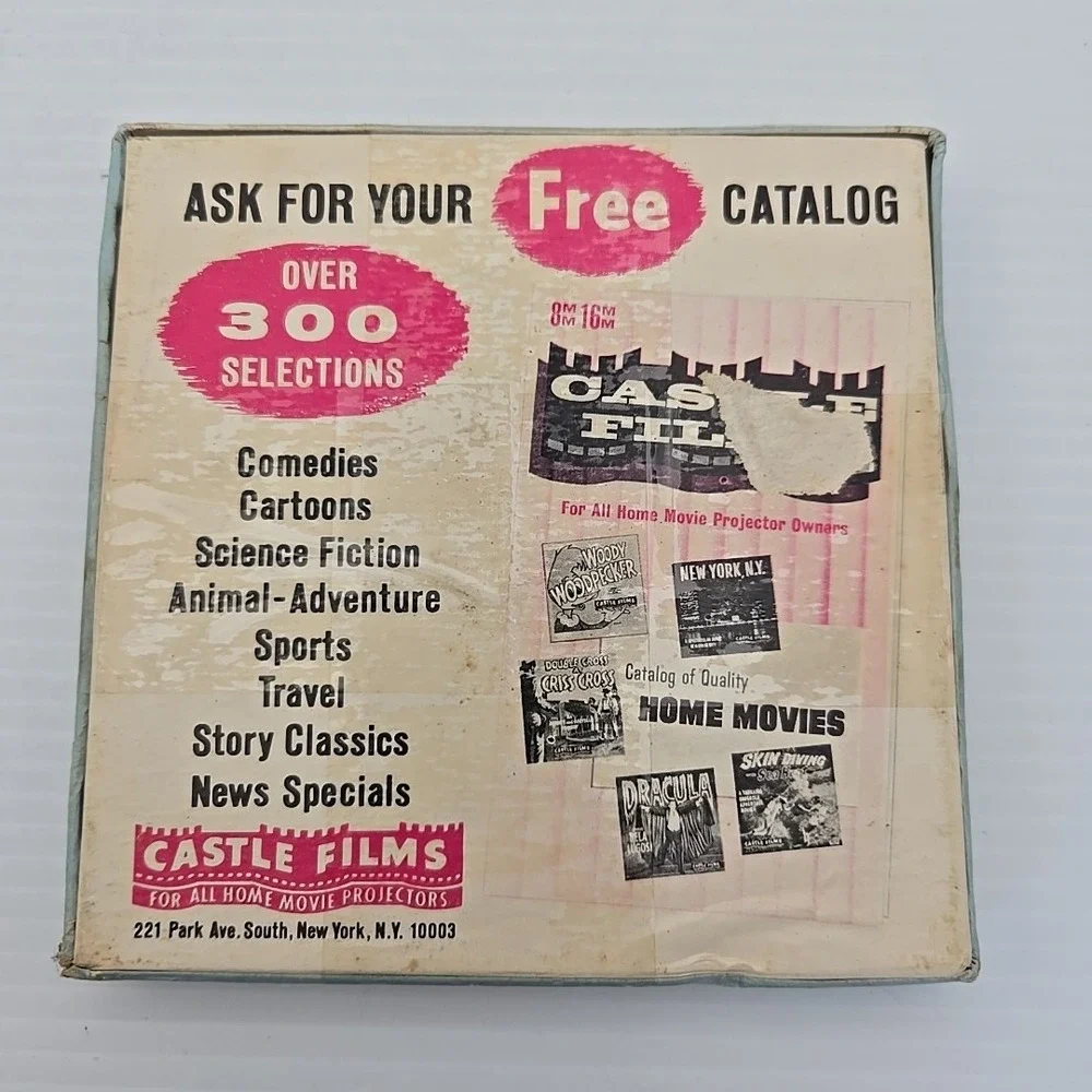 Vintage Castle Films‎ Inspector Willoughby 8mm Film
